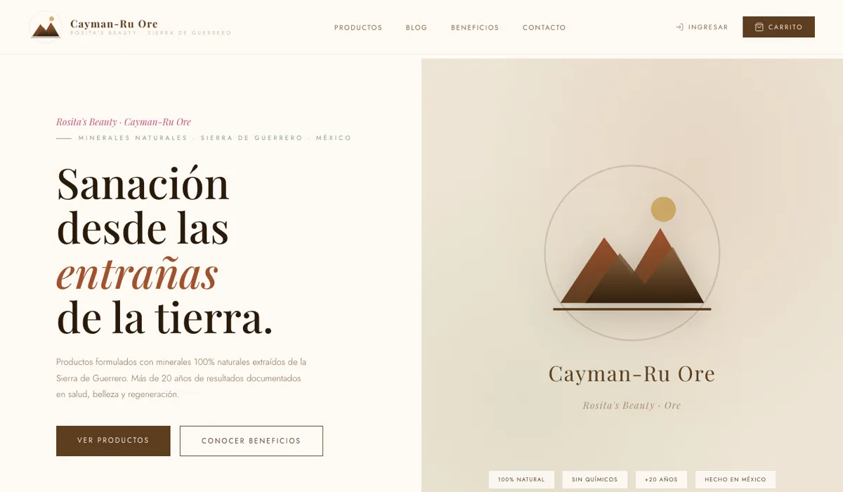 Sitio de Cayman-Ru Ore